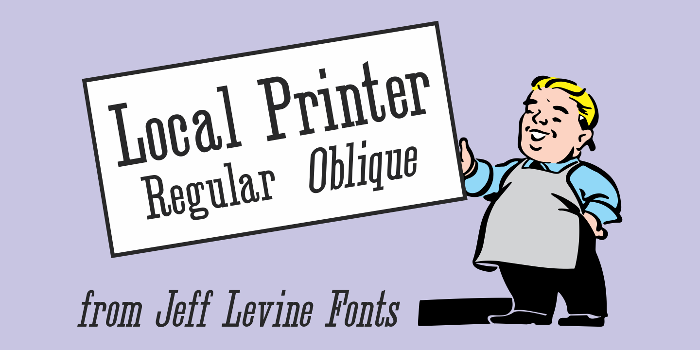 Font Local Printer JNL